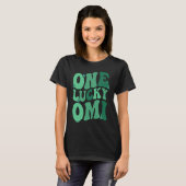 Lucky Omi Grandmother St Patrick's Day Omi Grandma T-Shirt (Vorne ganz)