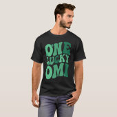 Lucky Omi Grandmother St Patrick's Day Omi Grandma T-Shirt (Vorne ganz)