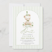 Lucky One 1st Birthday Einladung (Vorderseite)