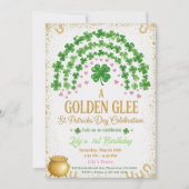 Lucky One 1st Birthday Invitation Einladung (Vorderseite)