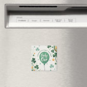 Lucky One 1st Birthday St Patricks Day Clover Magnet (In Situ (Geschirrspüler))