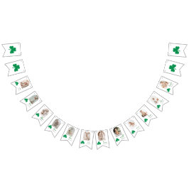 Lucky One Baby Monthly Milestone Photo  Wimpelkette