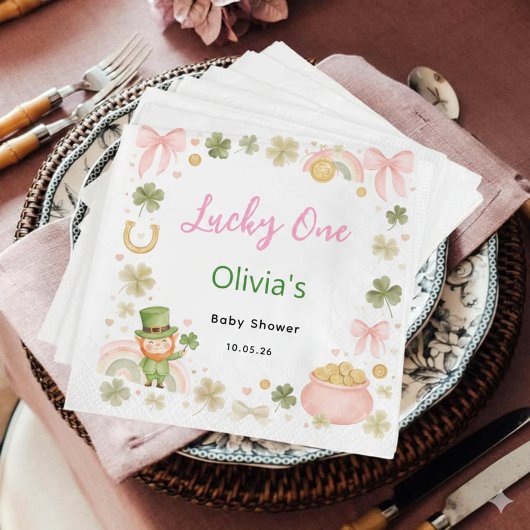 Lucky One Baby Shower Servietten – St. Patrick's D