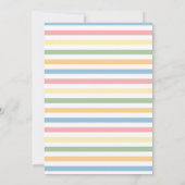 Lucky One Birthday Thank You Card Einladung (Rückseite)