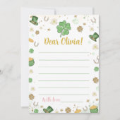 Lucky One Birthday Time Capsule Card Einladung (Vorderseite)