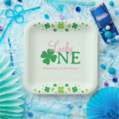 Lucky One First 1. Geburtstagsfeier Pappteller (Party)