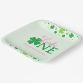 Lucky One First 1. Geburtstagsfeier Pappteller (Gewinkelt)