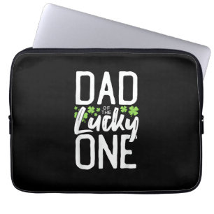 Lucky One First Birthday Dad Family St. Patrick's Laptopschutzhülle