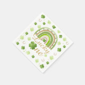 Lucky One First Birthday Napkins Serviette (Ecke)