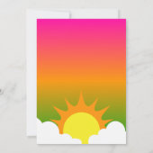 Lucky One Gradient St.Patrick's Day 1st Birthday Einladung (Rückseite)