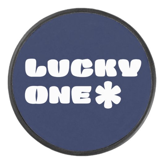 Lucky One Hockey Puck (Vorderseite)