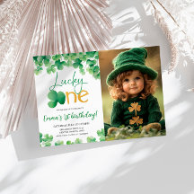 Lucky One Kleeblatt 1. Geburtstag Foto