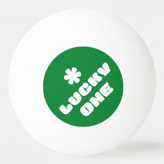 Lucky One Ping Pong Ball Tischtennisball (Vorderseite)