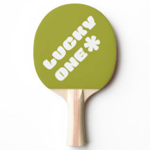 Lucky One Ping Pong Paddle - grün