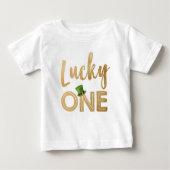 Lucky One St Patrick's Day T - Shirt Kleinkind Bab (Vorderseite)
