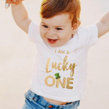Lucky One St Patrick's Day T - Shirt Kleinkind Bab
