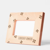 Lucky Ones Irish Clover Design Geätzte Rahmen (Links)