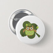 Lucky Owl Button (Vorne & Hinten)