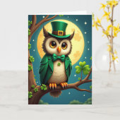 Lucky Owl Festive Fun Card Karte (Gelbe Blume)