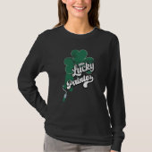 Lucky Painter Shamrock C St Patricks Day T-Shirt (Vorderseite)