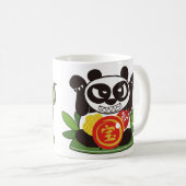 Lucky Panda Gott Kaffeetasse (VorderseiteRechts)