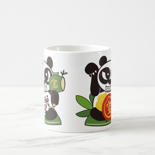 Lucky Panda Gott Kaffeetasse (Mittel)