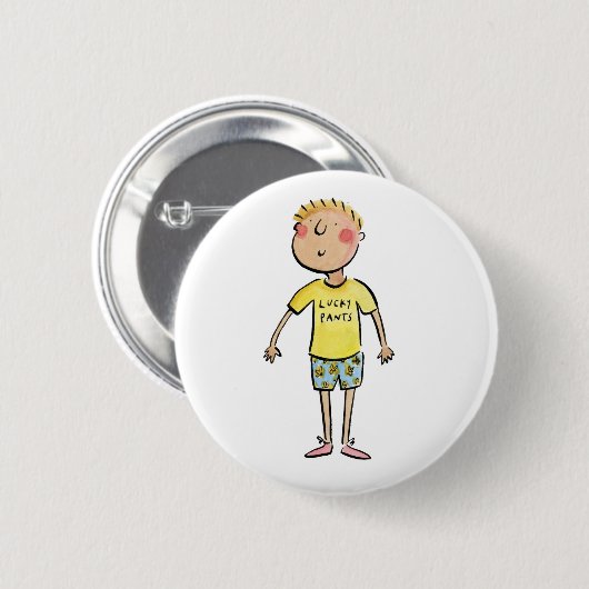 Lucky Pants Button (Vorne & Hinten)