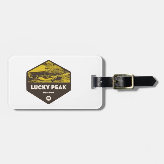 Lucky Peak Staat Park Idaho Gepäckanhänger (Vorderseite horizontal)
