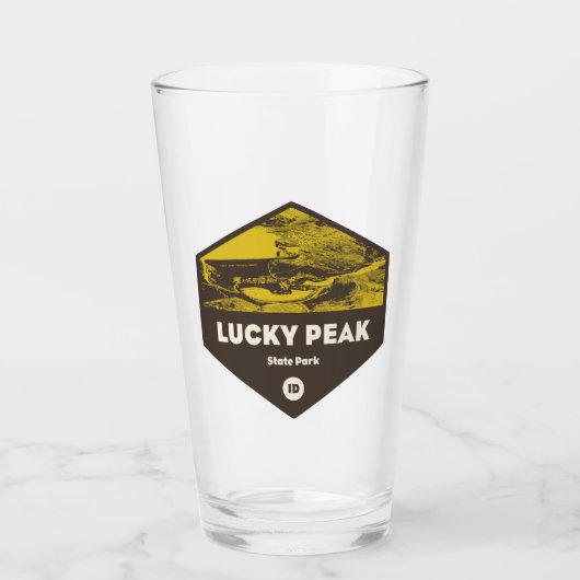 Lucky Peak Staat Park Idaho Glas (Vorderseite)