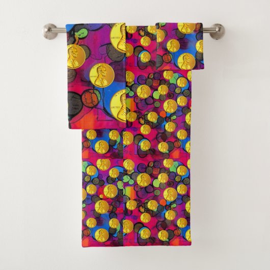 Lucky Pennies Badhandtuch Set (Insitu)