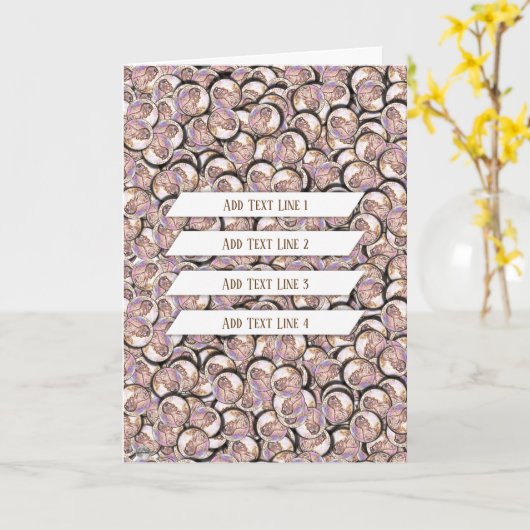 Lucky Pennies Karte (Gelbe Blume)