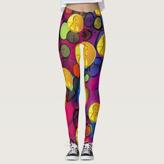 Lucky Pennies Leggings (Vorderseite)