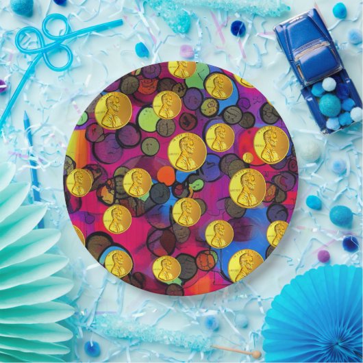 Lucky Pennies Pappteller (Party)