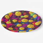 Lucky Pennies Pappteller (Schrägansicht)