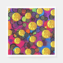 Lucky Pennies Serviette