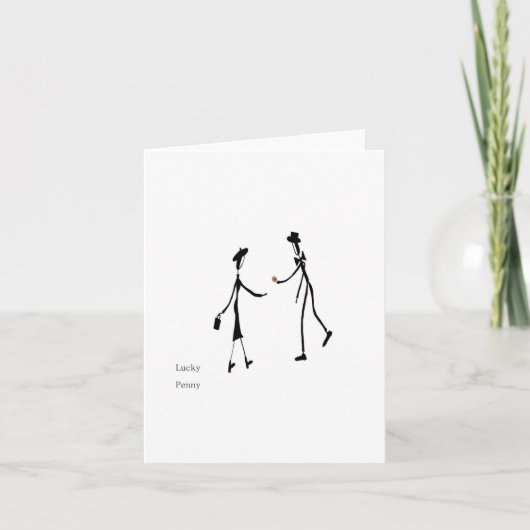 Lucky Penny Card Karte (Vorderseite)