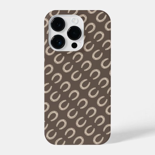 Lucky Pferdeschuhe Reittier iPhone Hülle (Rückseite)