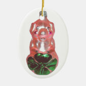 Lucky Pig Keramikornament (Vorne)