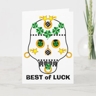 Lucky Pirate Skull Card Karte
