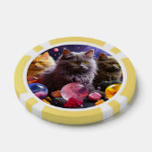 Lucky Pocker Chips für Katzen Liebhaber (Einzeln)