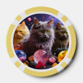 Lucky Pocker Chips für Katzen Liebhaber (Rückseite)