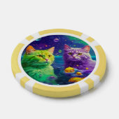 Lucky Pocker Chips für Katzen Liebhaber (Einzeln)