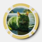 Lucky Pocker Chips für Katzen Liebhaber (Rückseite)