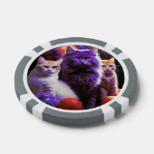 Lucky Pocker Chips für Katzen Liebhaber (Einzeln)