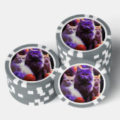 Lucky Pocker Chips für Katzen Liebhaber (Stapel)