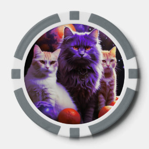 Lucky Pocker Chips für Katzen Liebhaber
