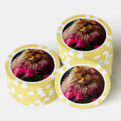 Lucky Pocker Chips für Katzen Liebhaber (Stapel)