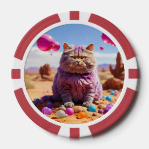 Lucky Pocker Chips für Katzen Liebhaber