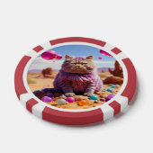 Lucky Pocker Chips für Katzen Liebhaber (Einzeln)