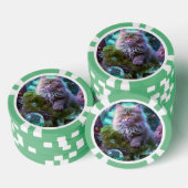 Lucky Pocker Chips für Katzen Liebhaber (Stapel)